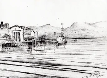 Douaneboot in Oban, 2007